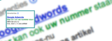 Uw servicenummer in een Google AdWords-advertentie (image)